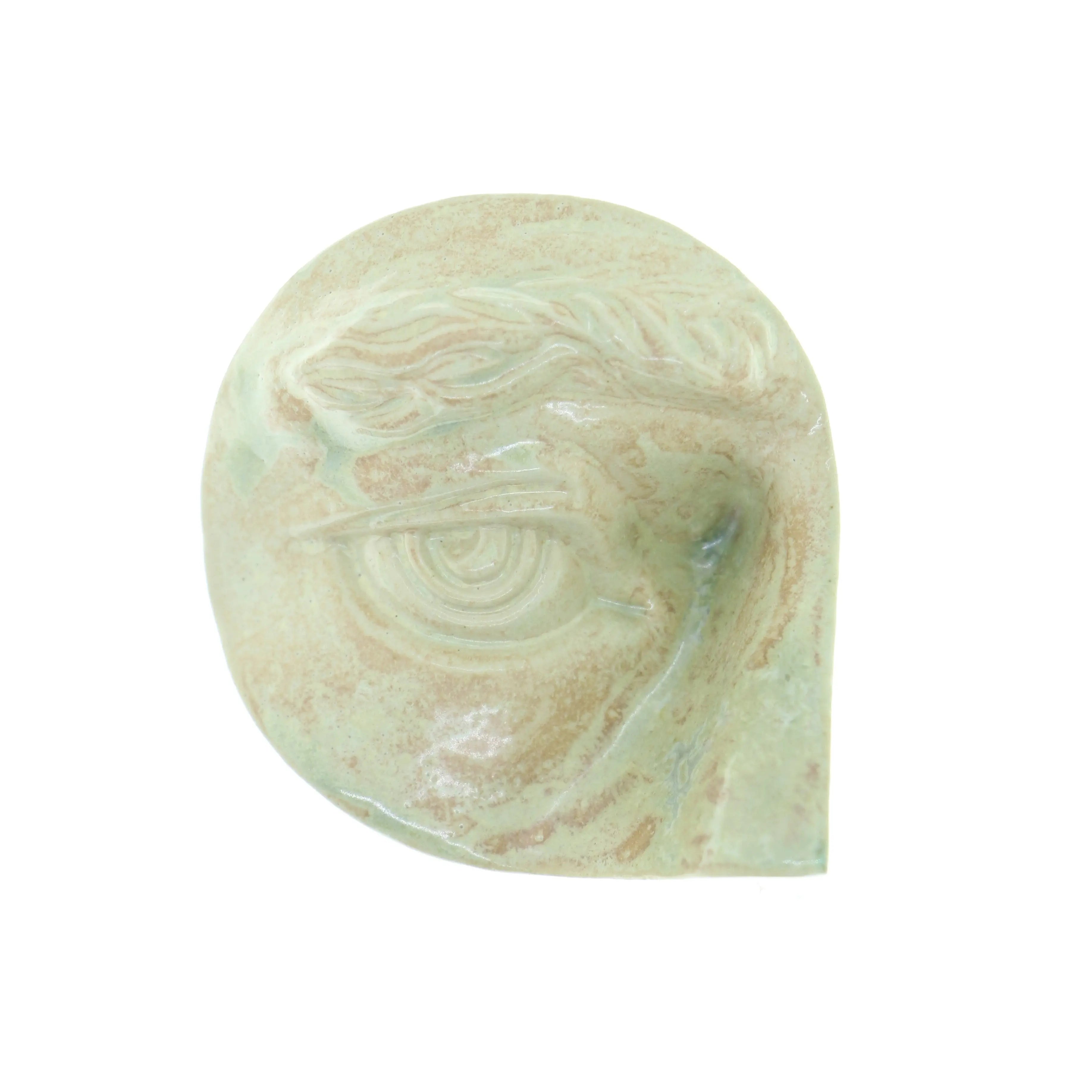 Right Rounded Eye i CrystalGreen stentøj Laoru Laoru