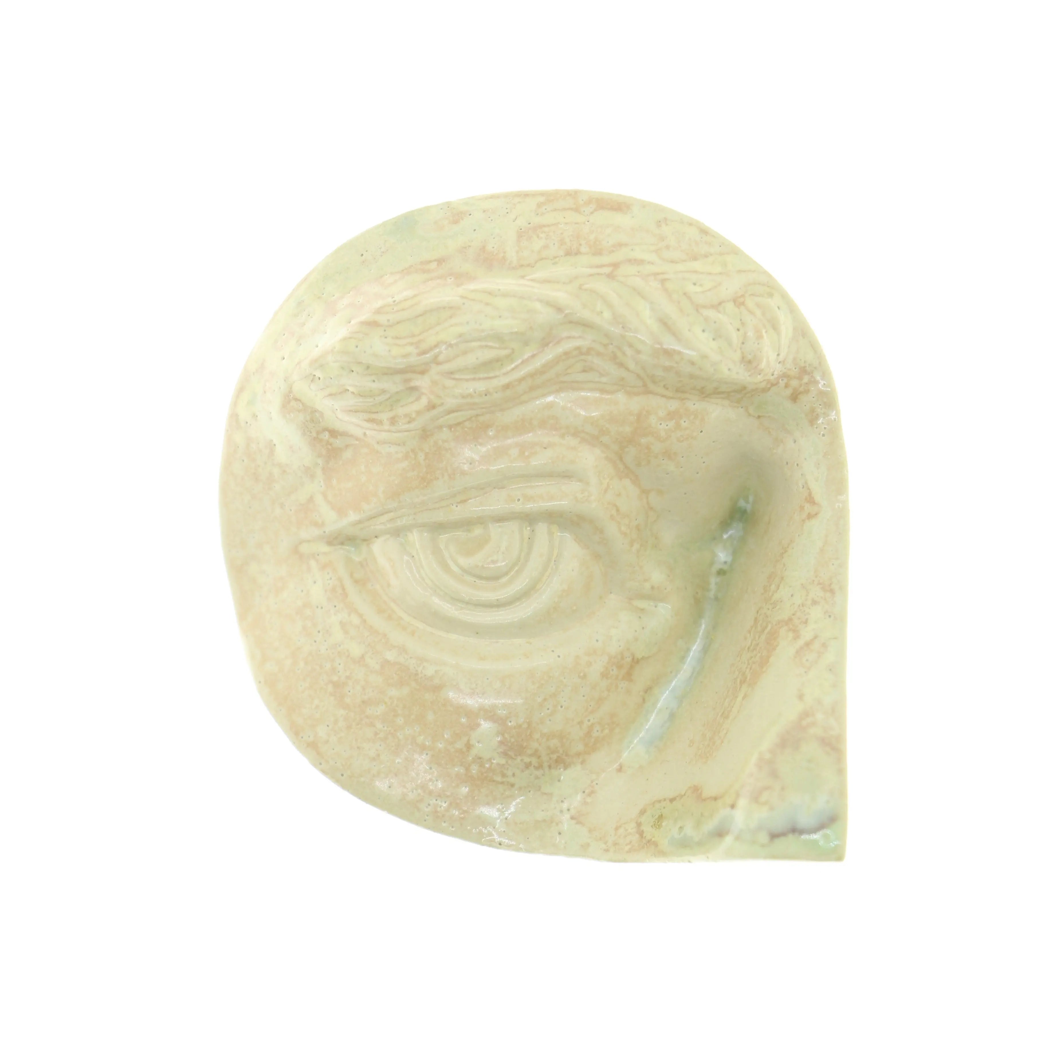 Right Rounded Eye i CrystalGreen stentøj Laoru Laoru