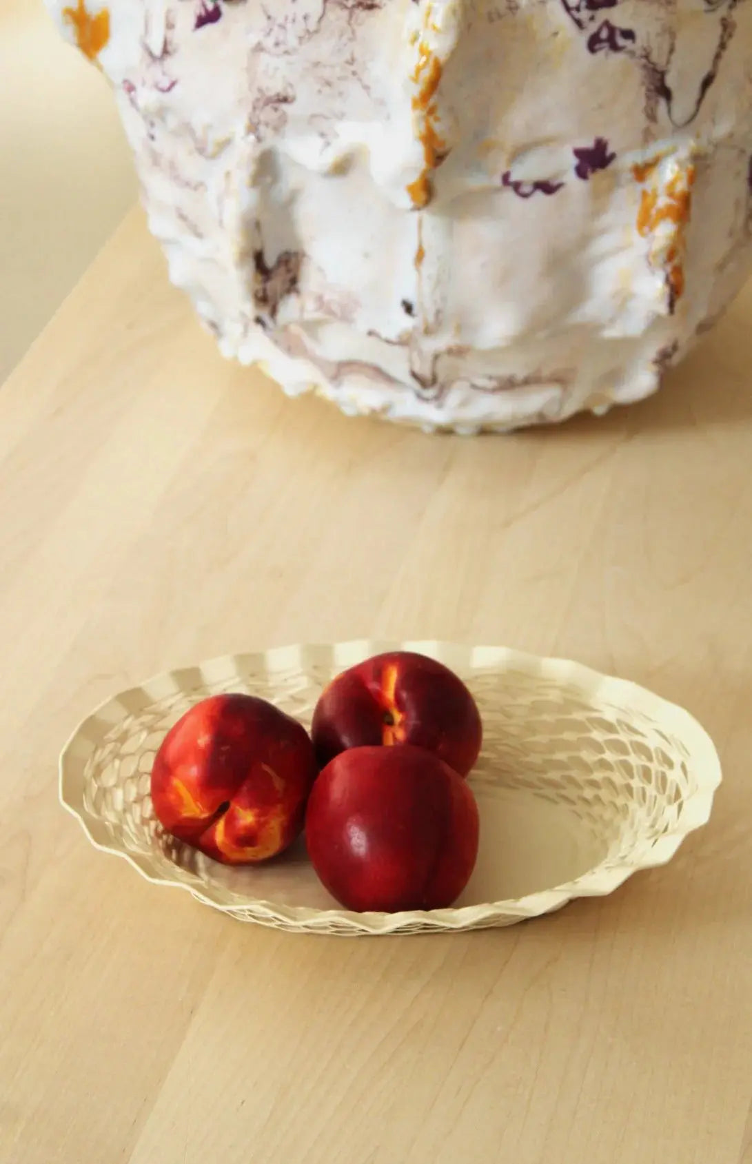 Roger Orfevre - Brødkurv oval | Creme | 2 størrelser Roger Orfevre