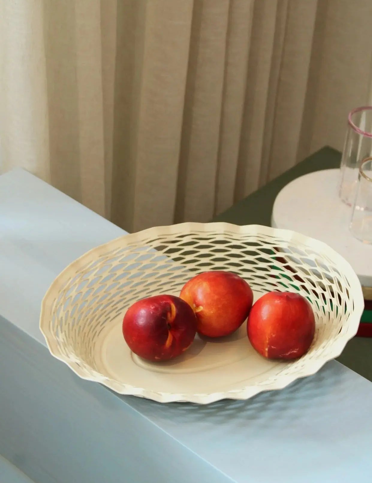 Roger Orfevre - Brødkurv oval | Creme | 2 størrelser Roger Orfevre