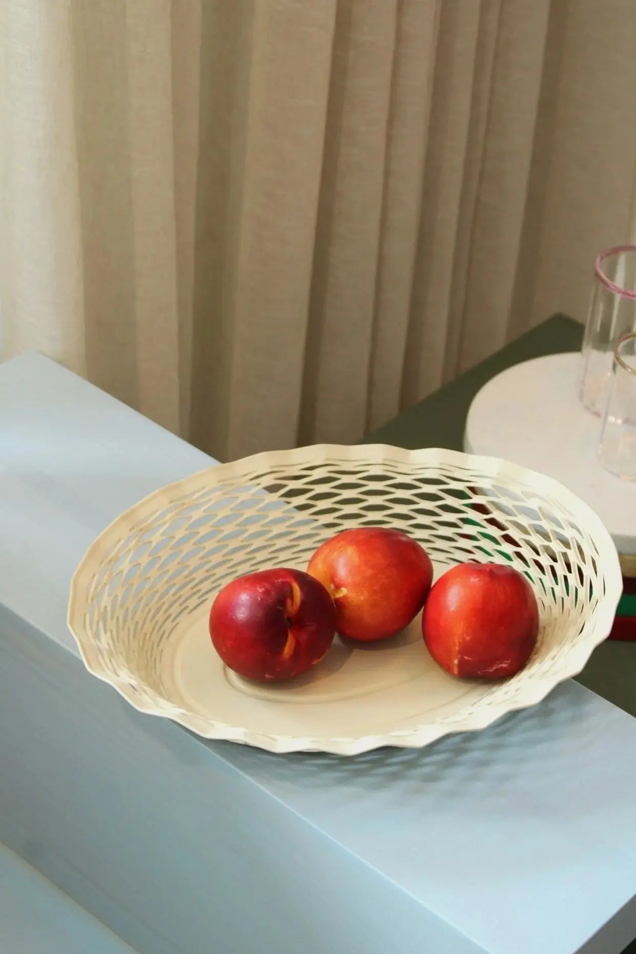 Roger Orfevre - Brødkurv oval | Creme | 2 størrelser Roger Orfevre