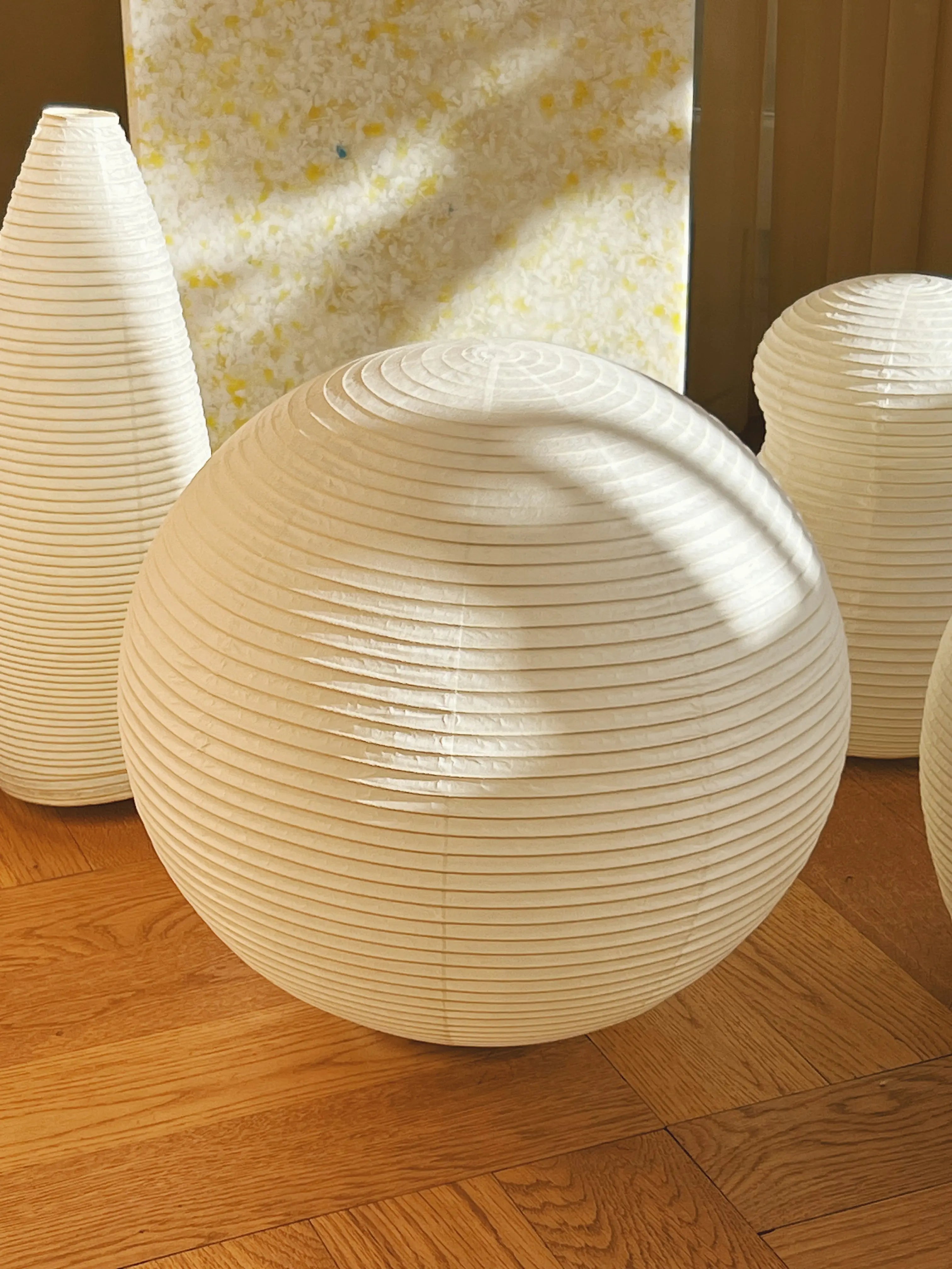 Shigeru Uchida Washi Lighting Paper Moon PM05 Bordlampe Shigeru Uchida