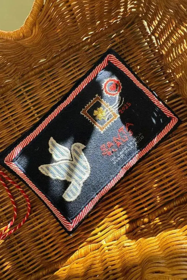 Sissel Edelbo | Christmas Letter Ornament | Navy Sissel Edelbo