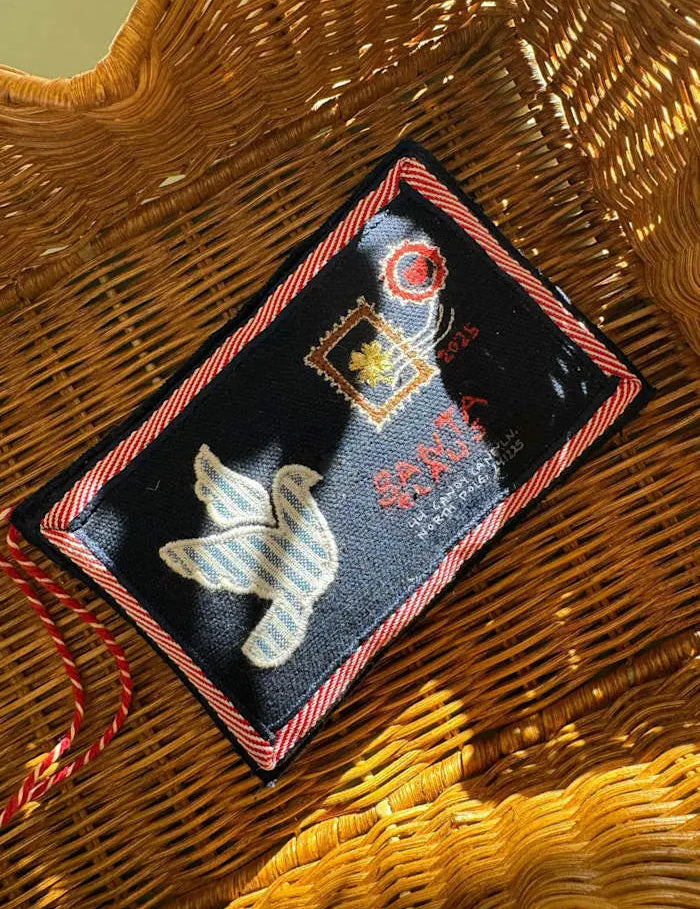 Sissel Edelbo | Christmas Letter Ornament | Navy Sissel Edelbo