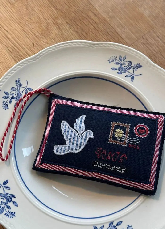 Sissel Edelbo | Christmas Letter Ornament | Navy Sissel Edelbo