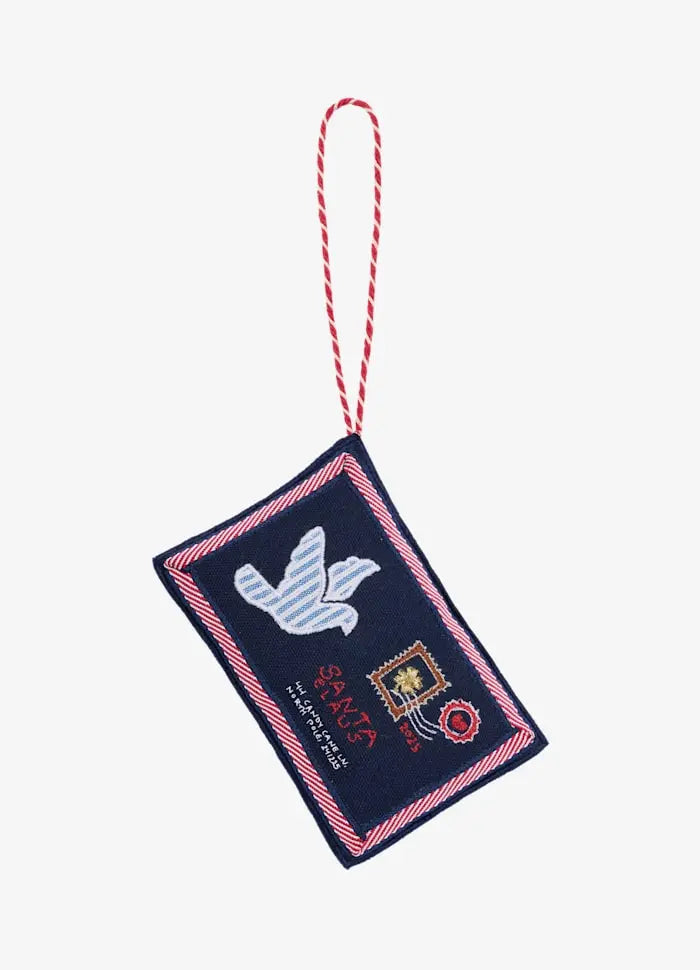 Sissel Edelbo | Christmas Letter Ornament | Navy Sissel Edelbo