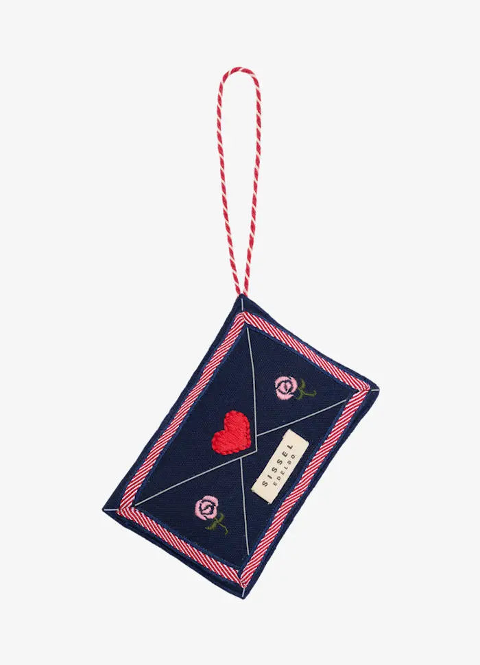 Sissel Edelbo | Christmas Letter Ornament | Navy Sissel Edelbo