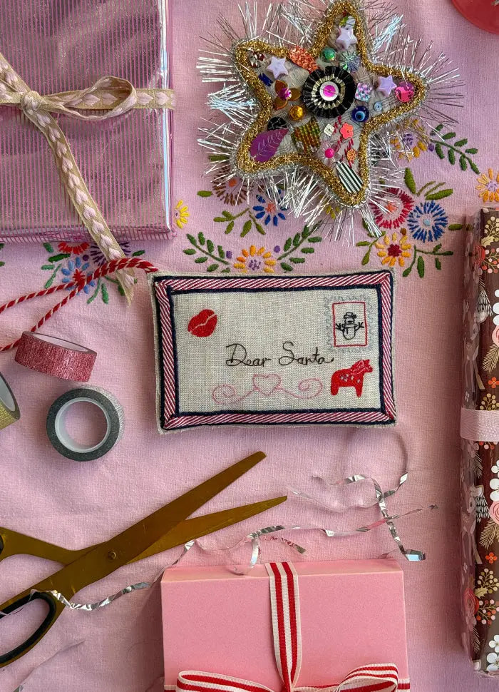 Sissel Edelbo | Julebrev Ornament | Santa Sissel Edelbo