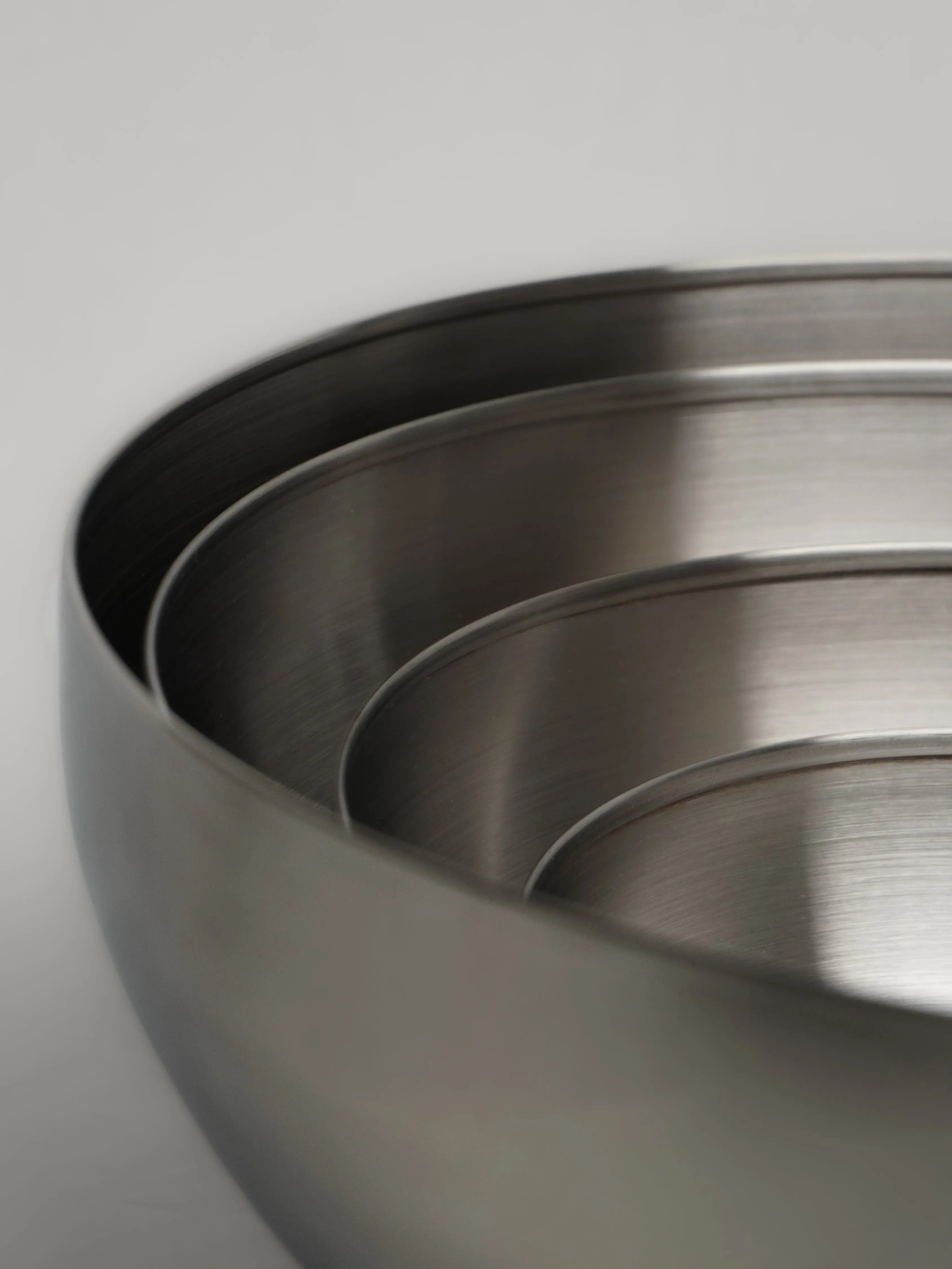 Skåle i rustfrit stål – Sæt med 4 størrelser Studio Hafnia