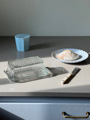 Smørboks i glas med låg Studio Hafnia