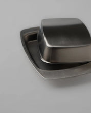 Smørskål med låg i rustfrit stål Studio Hafnia