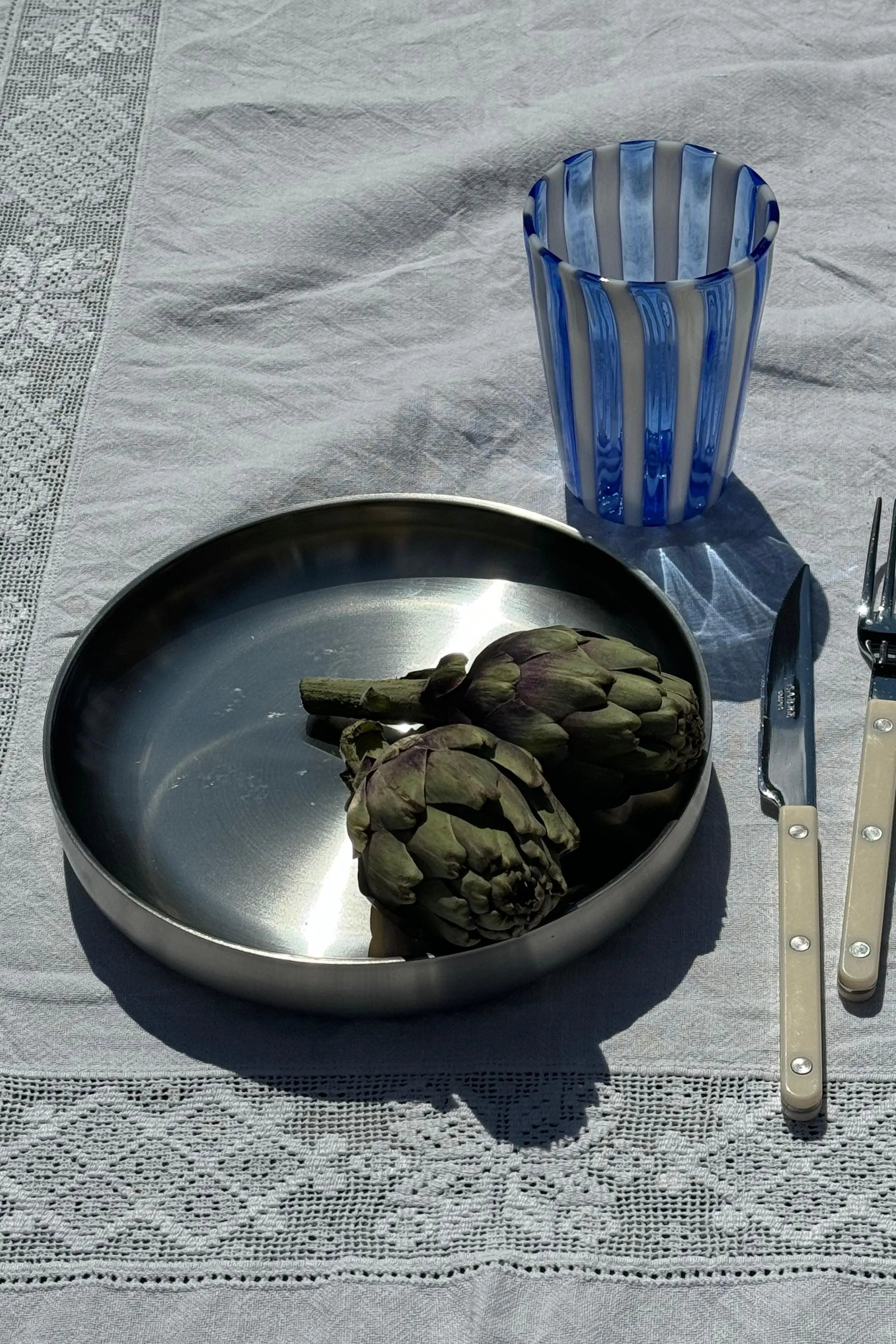 Tallerken i rustfrit stål | 21 cm Studio Hafnia