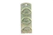 Third Eye – Væghængt skulptur i glaseret stentøj, Crystal Green Laoru Laoru