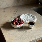 Tidevands snackskål af Atelier Marée | Hvid Porcelæn 11 cm Atelier Marée