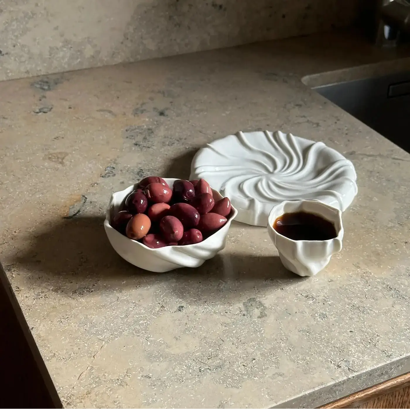 Tidevands snackskål af Atelier Marée | Hvid Porcelæn 11 cm Atelier Marée