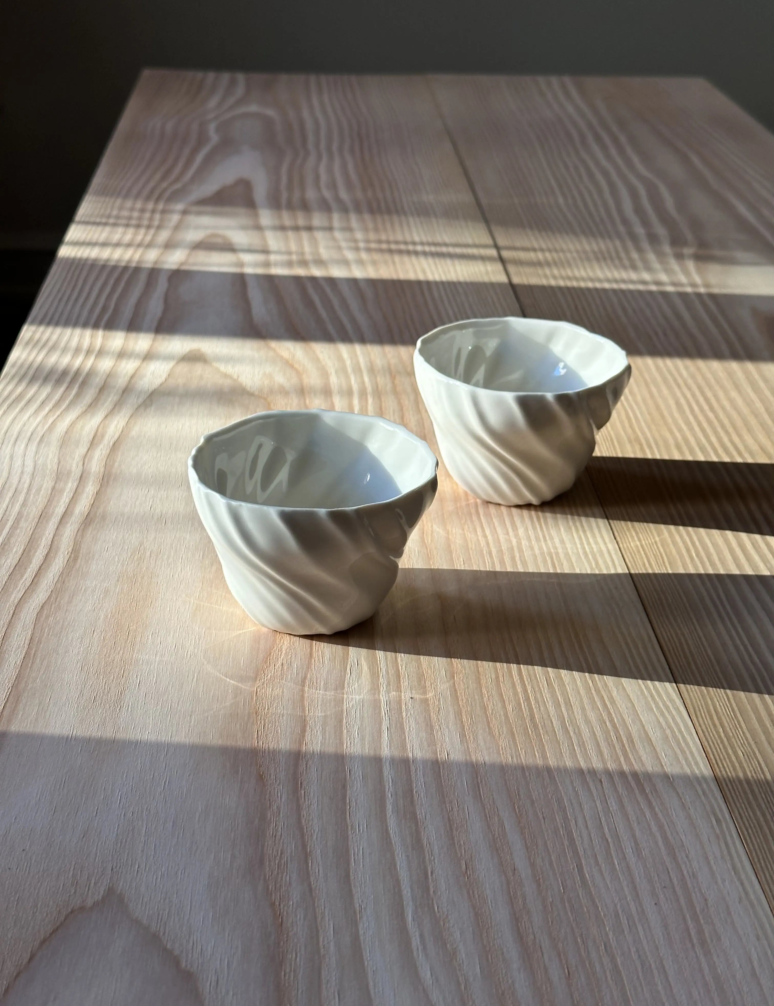 Tidevandskop af Atelier Marée | Hvid Porcelæn Atelier Marée