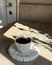Tidevandstallerken af Atelier Marée | Hvid Porcelæn Atelier Marée