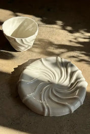Tidevandstallerken af Atelier Marée | Hvid Porcelæn 17.5 cm