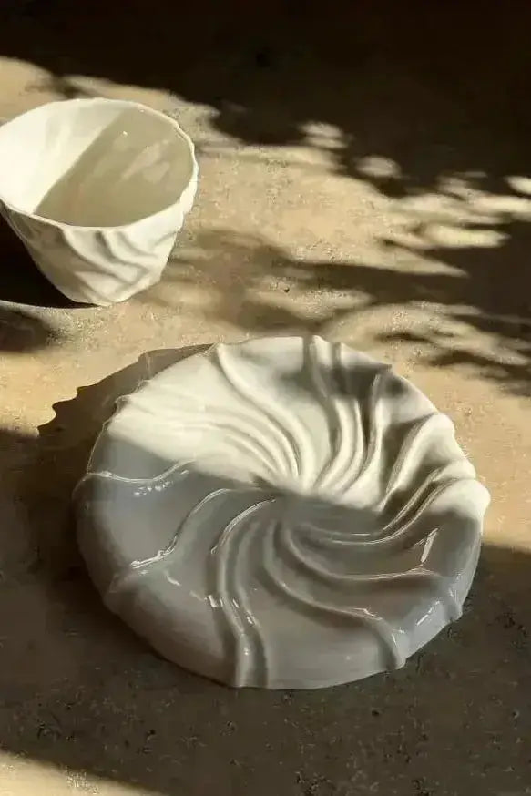 Tidevandstallerken af Atelier Marée | Hvid Porcelæn 17.5 cm Atelier Marée