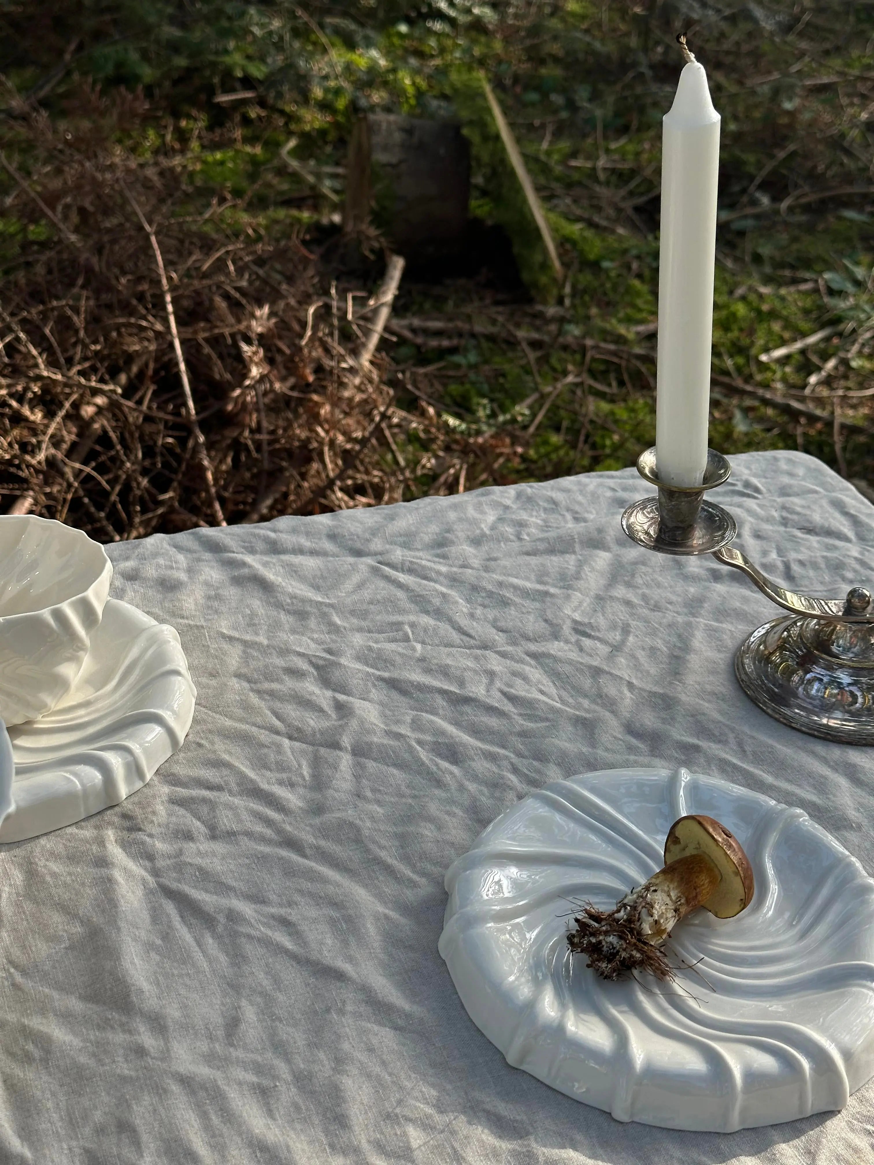 Tidevandstallerken af Atelier Marée | Hvid Porcelæn 17.5 cm Atelier Marée