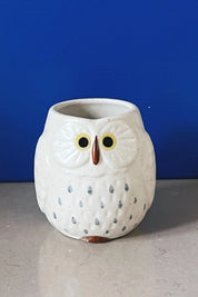 Uglekrus uden hank i hvid keramik fra Japan Studio Hafnia