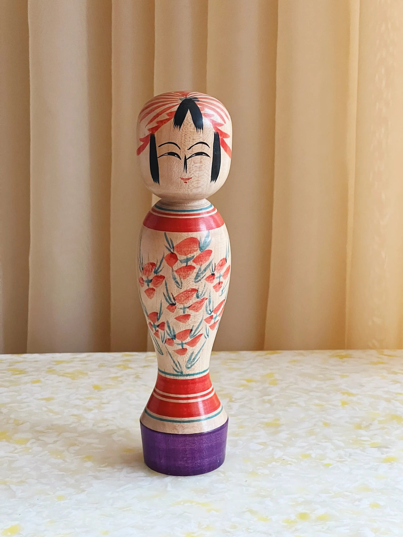 Vintage Kokeshi Dukke No. 104 fra Japan | H18.5 cm Studio Hafnia