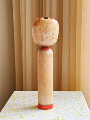 Vintage Kokeshi Dukke Nr. 192 fra Japan – Håndlavet | H31 cm Studio Hafnia