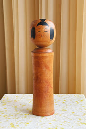 Vintage Kokeshi Dukke Nr. 197 fra Japan – Håndlavet | H27,5 cm Studio Hafnia