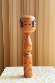 Vintage Kokeshi Dukke Nr. 213 fra Japan – Håndlavet | H30,5 cm Studio Hafnia