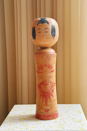 Vintage Kokeshi Dukke Nr. 216 fra Japan – Håndlavet | H36,5 cm Studio Hafnia