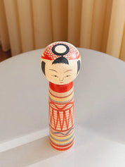 Vintage Kokeshi Dukke Nr. 238 fra Japan – Håndlavet | H 18,5 cm Studio Hafnia