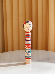 Vintage Kokeshi Dukke Nr. 239 fra Japan – Håndlavet | H 17 cm Studio Hafnia