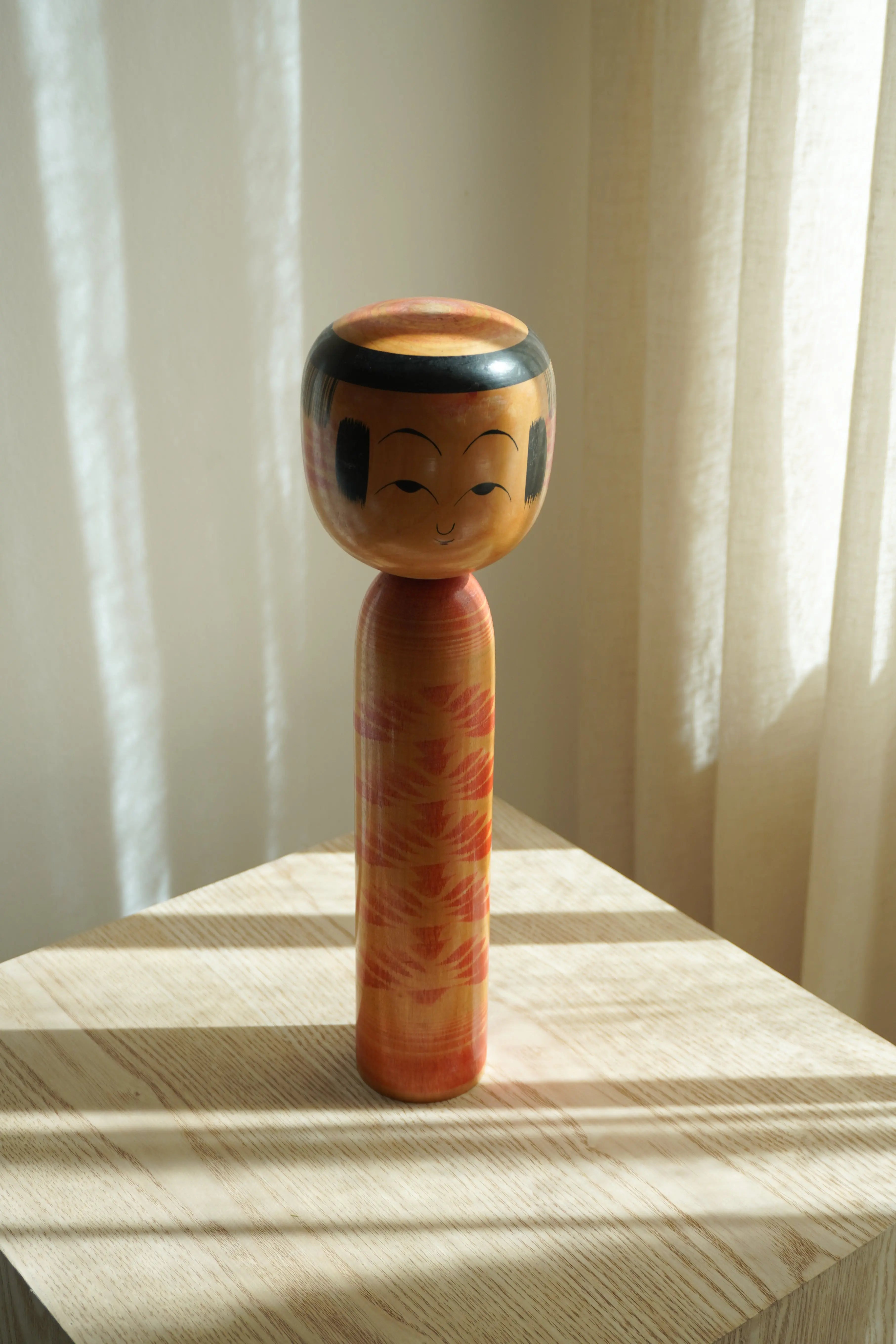 Vintage Kokeshi Dukke Nr. 241 fra Japan – Håndlavet | H 36,5 cm