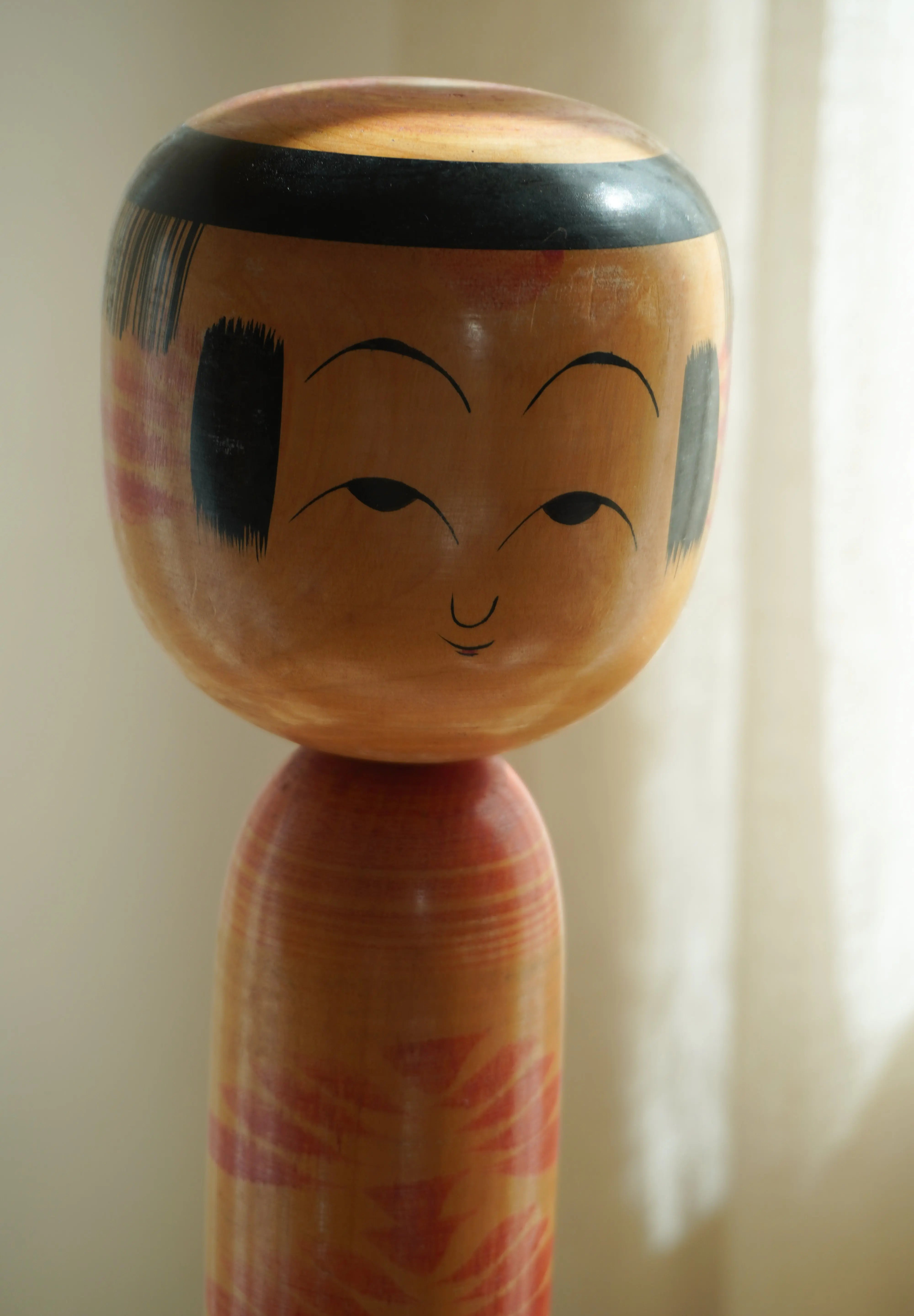 Vintage Kokeshi Dukke Nr. 241 fra Japan – Håndlavet | H 36,5 cm