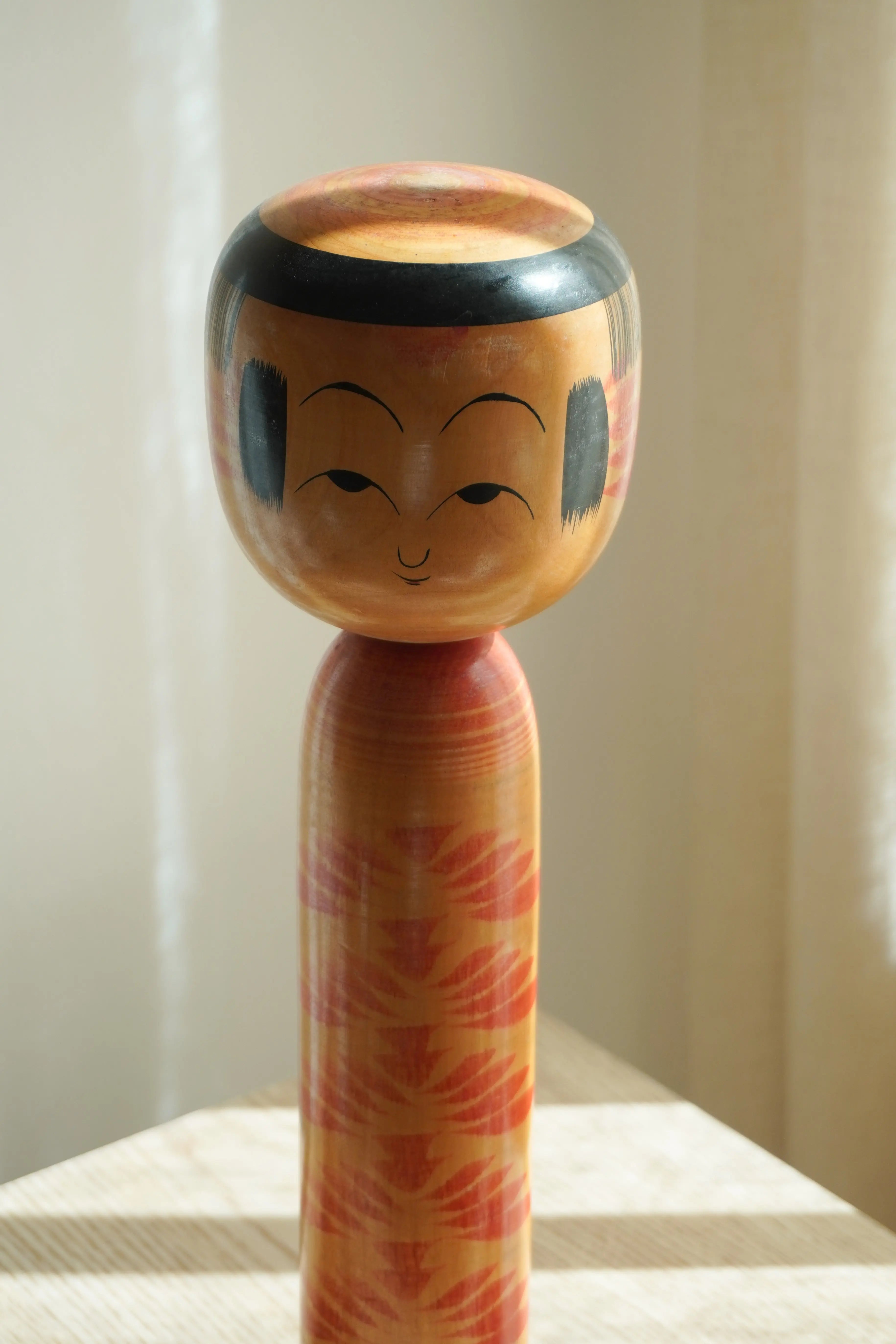 Vintage Kokeshi Dukke Nr. 241 fra Japan – Håndlavet | H 36,5 cm