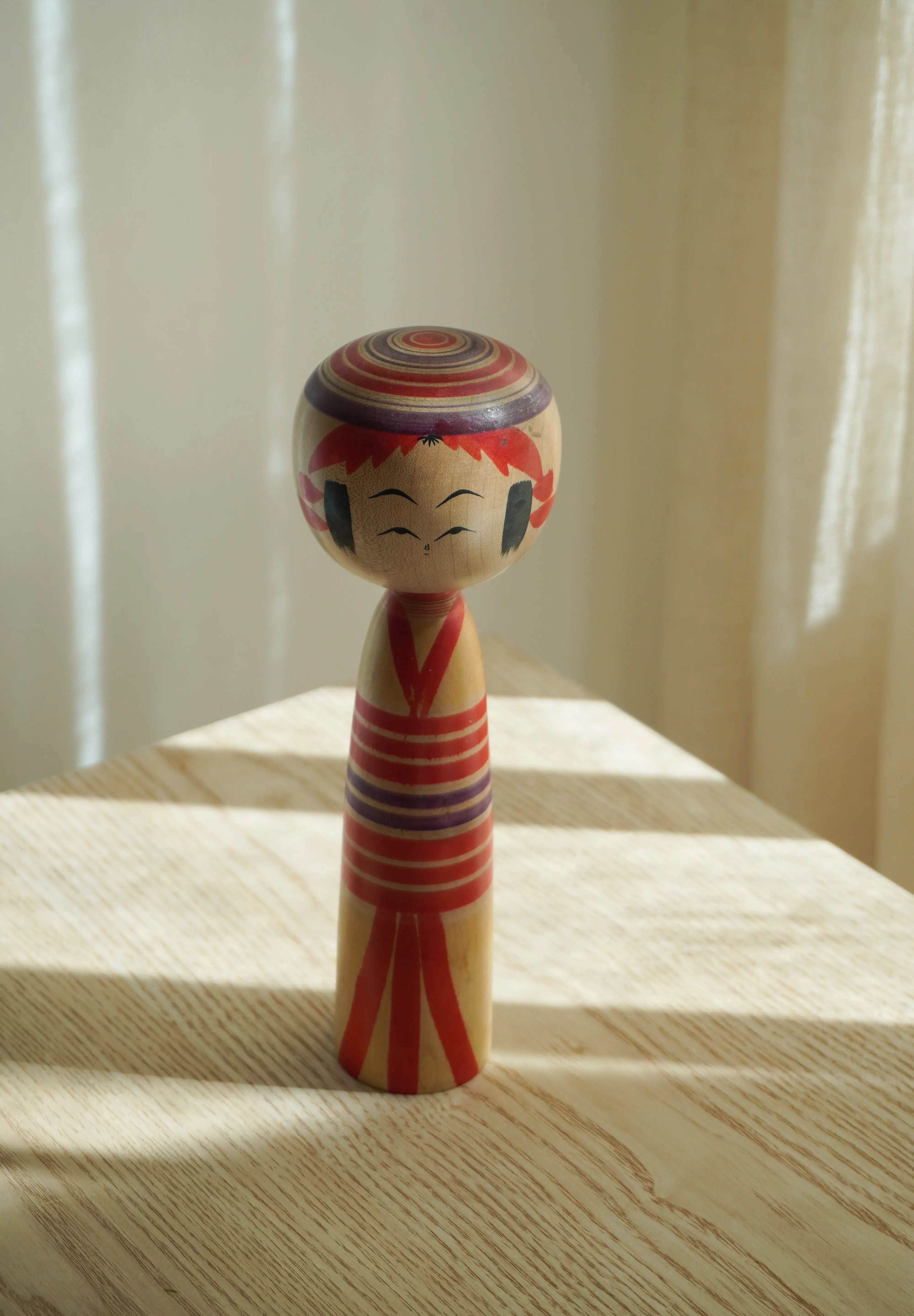 Vintage Kokeshi Doll No. 252 from Japan – Handmade | H 22 cm
