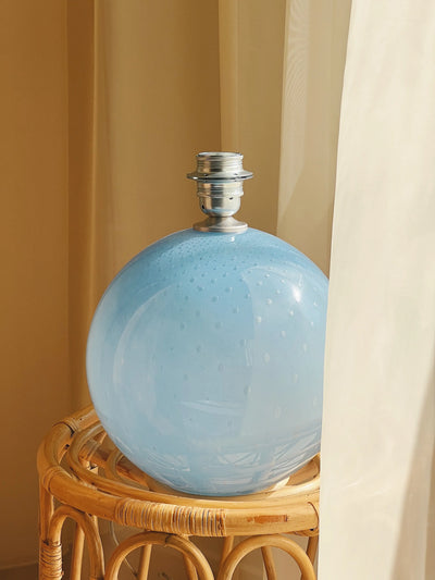Vintage Murano Mushroom blå lampefod | Blå, H31 cm Murano