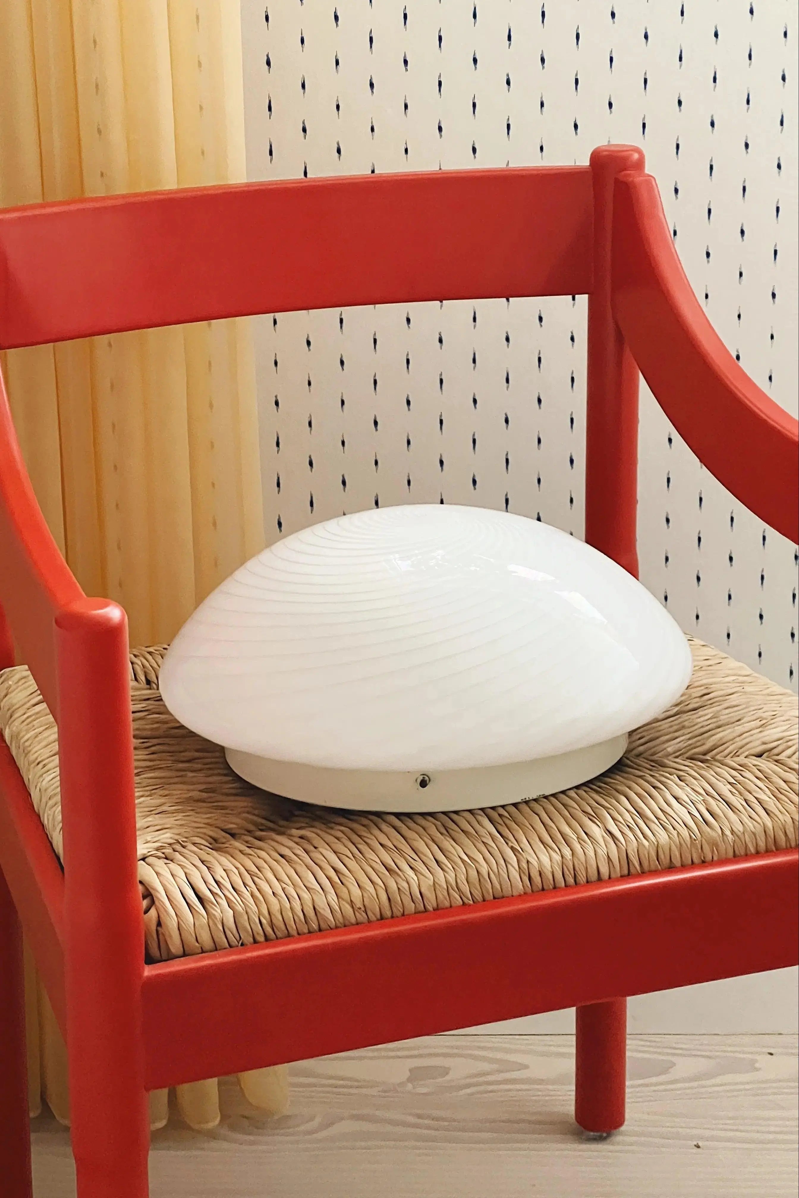 Væglampe i Hvidt Swirl Glas | Ø33 cm Studio Hafnia