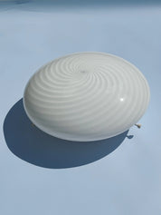 Vintage Murano Plafondlampe med Messingkant | Ø36 cm Studio Hafnia