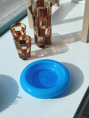 Vintage Murano Skål i Blå Opalglas | Ø22 cm Studio Hafnia