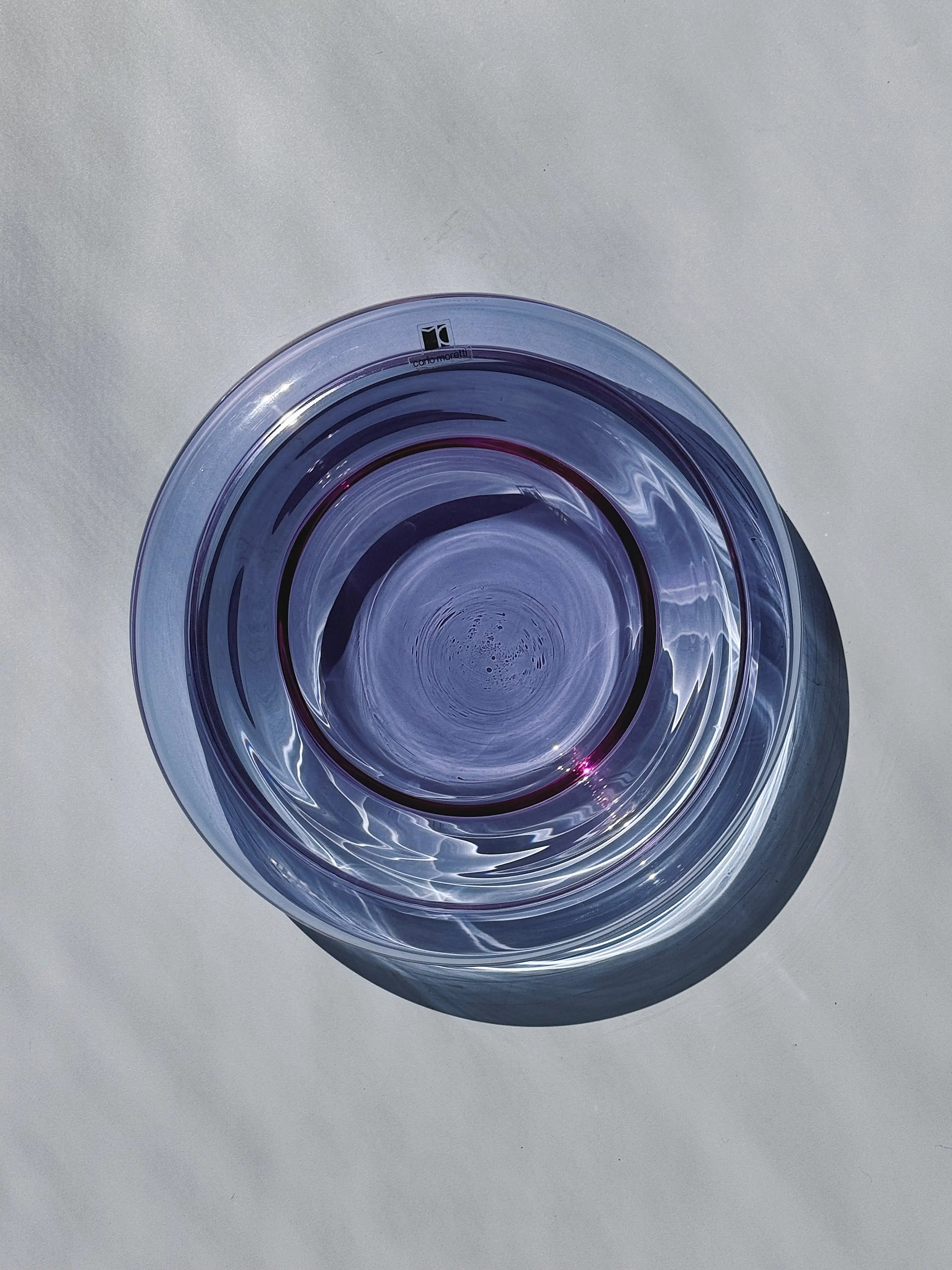 Vintage Murano Skål i Rosa Glas fra Carlo Moretti | Ø22 cm Studio Hafnia