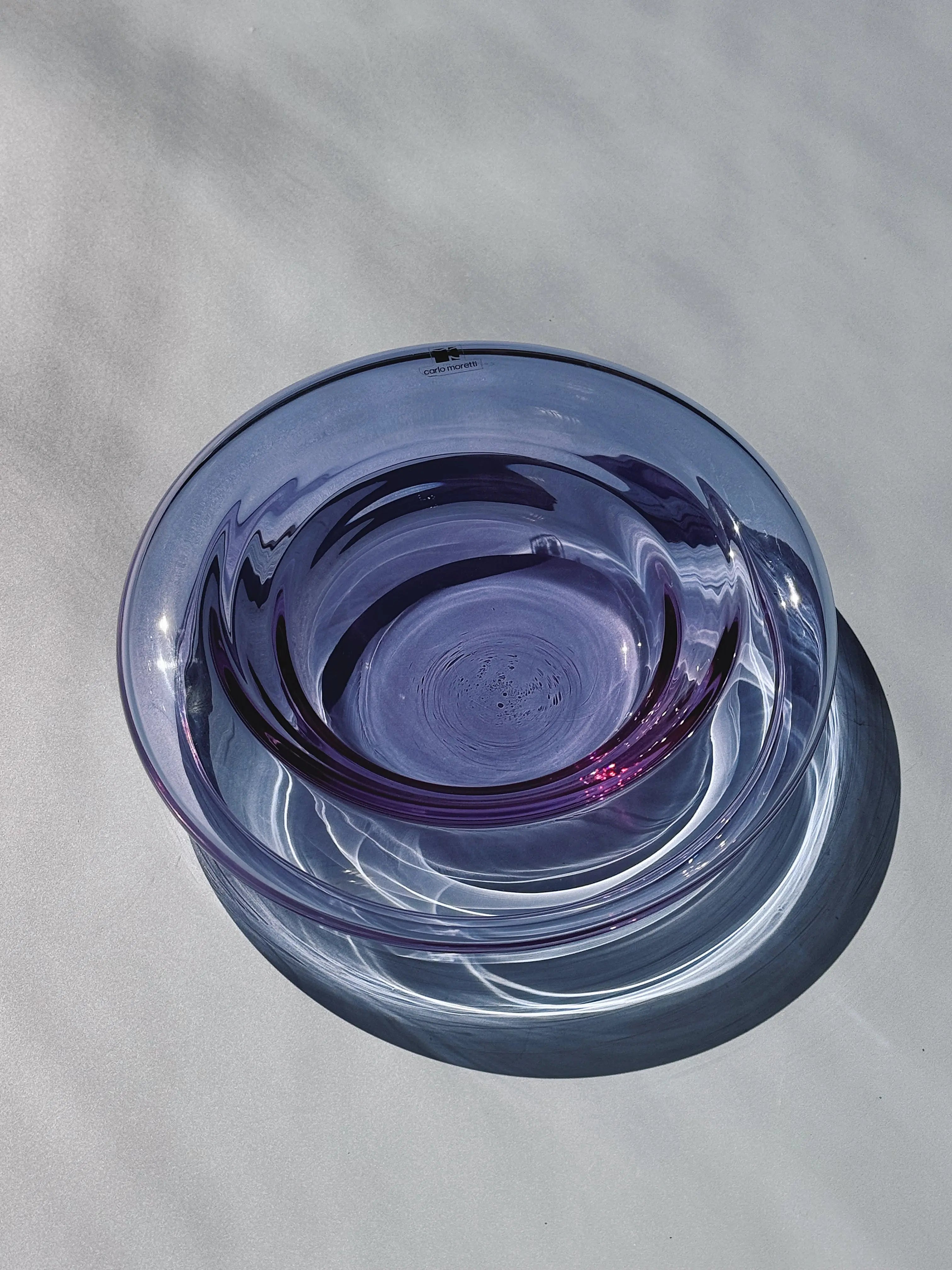 Vintage Murano Skål i Rosa Glas fra Carlo Moretti | Ø22 cm Studio Hafnia
