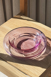 Vintage Murano Skål i Rosa Glas fra Carlo Moretti | Ø22 cm Studio Hafnia