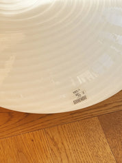 Vintage Murano Swirl Plafond lofts/væglampe | Hvid 30 cm Studio Hafnia