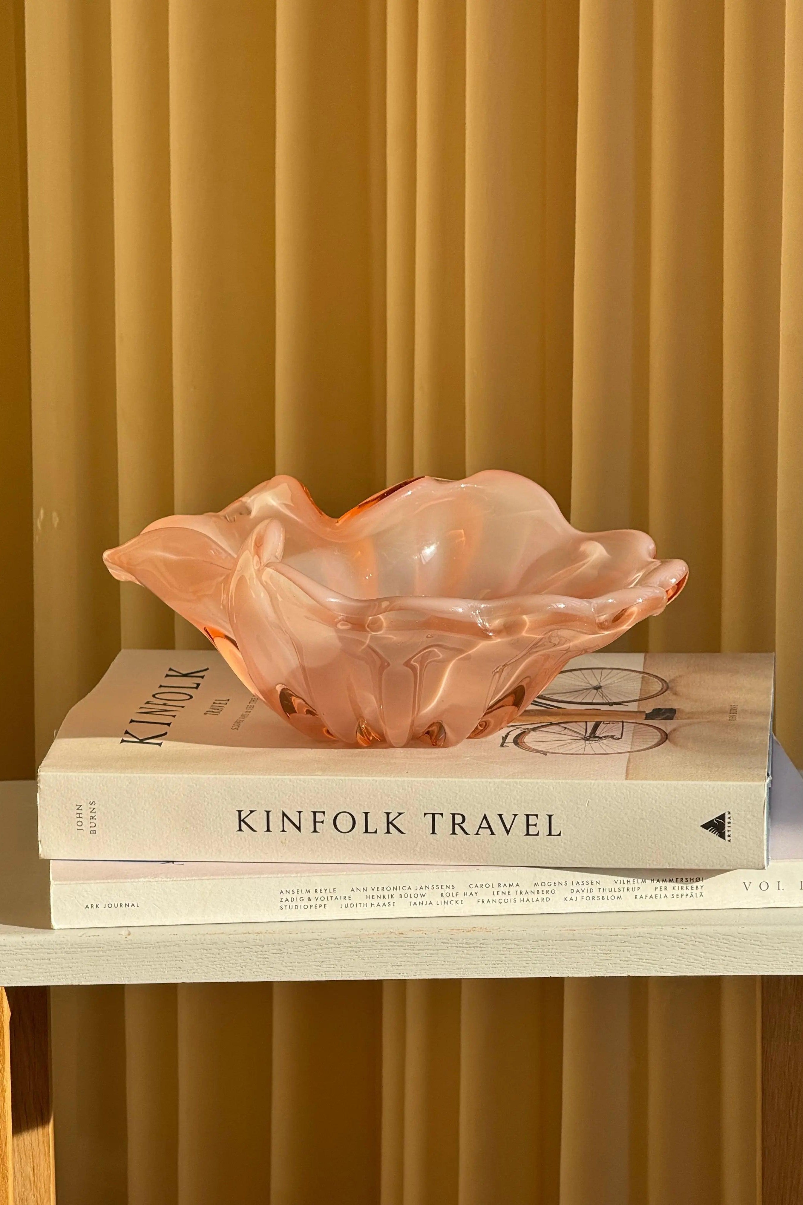 skål i glas | Lys pink Studio Hafnia