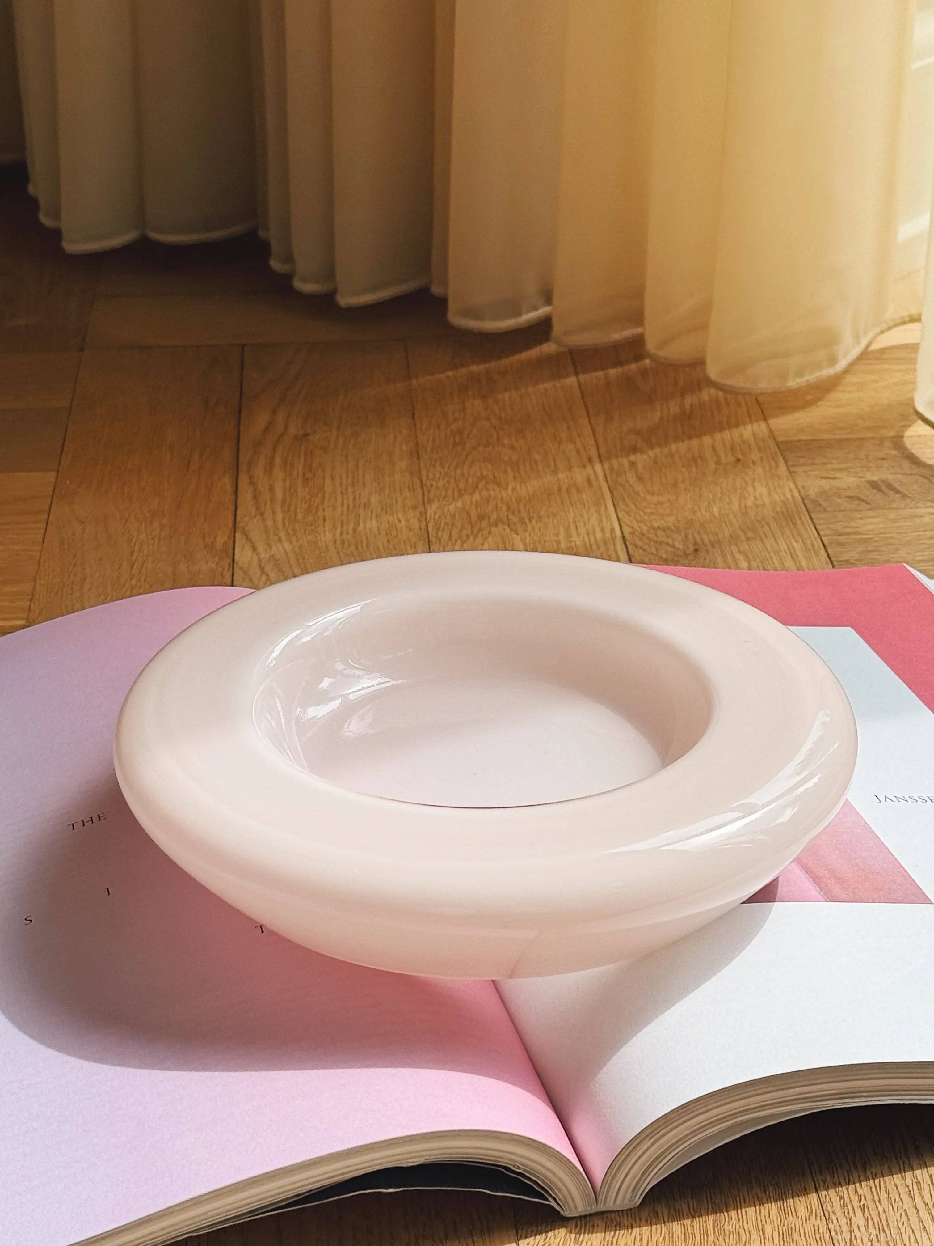 Vintage Murano skål i rosa opalineglas | Michielotto | Ø21 cm Studio Hafnia