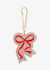Christmas Kantha Sløjfe Ornament – Sissel Edelbo Julepynt Sissel Edelbo