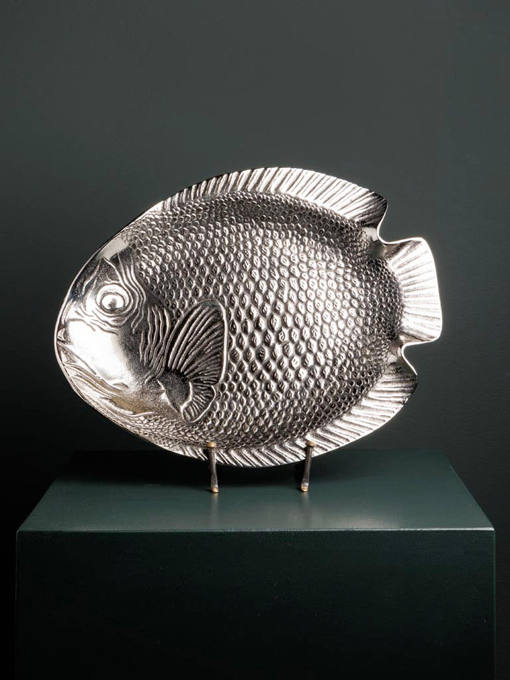 Fiskefad i aluminum | 38 x 30 cm Studio Hafnia