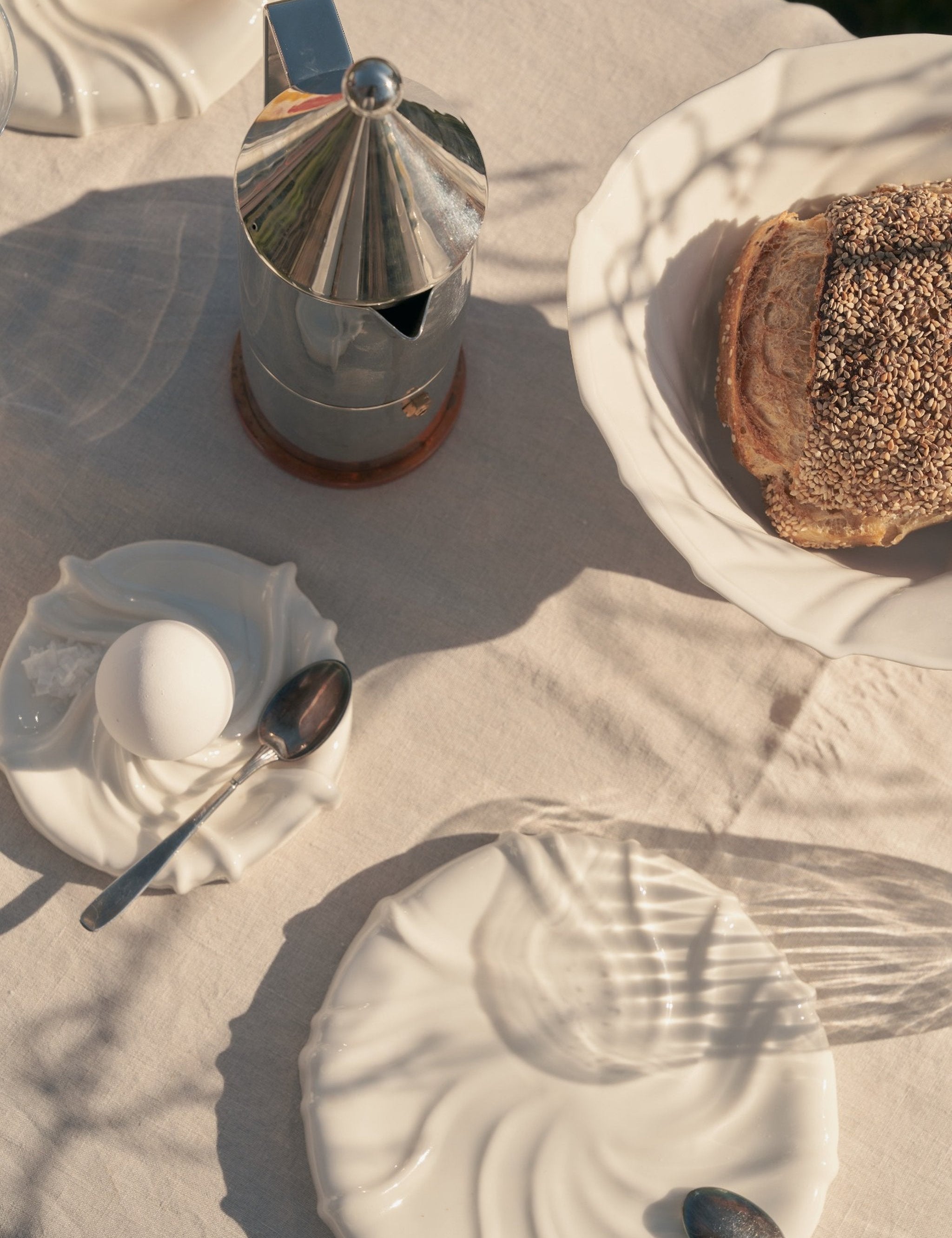 Æggebæger af Atelier Marée | Hvidt Porcelæn Atelier Marée