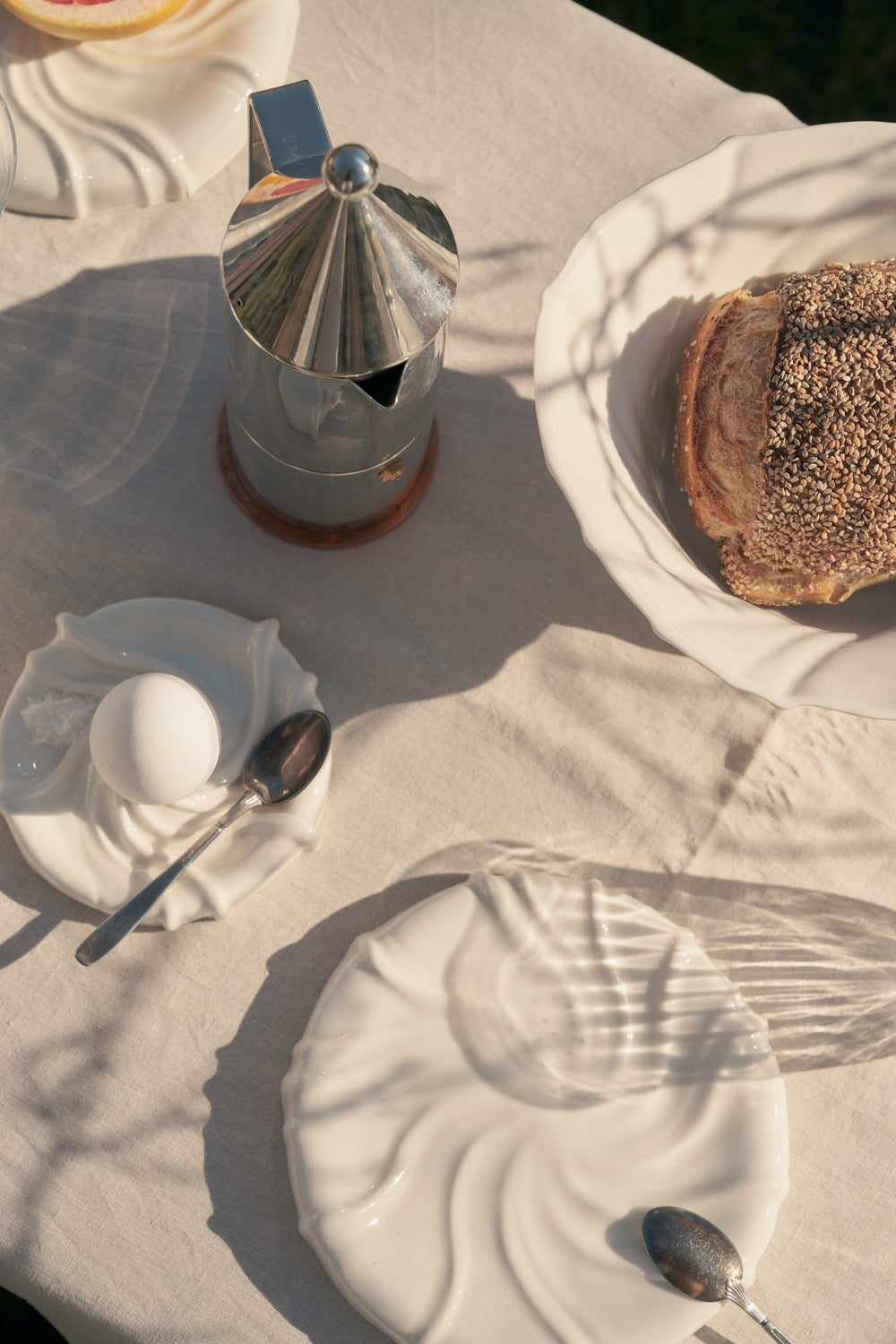 Æggebæger af Atelier Marée | Hvidt Porcelæn Atelier Marée